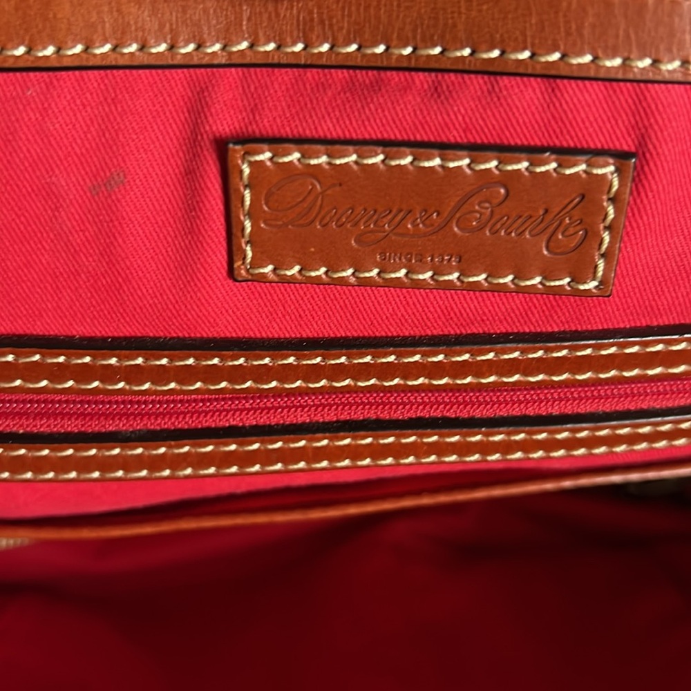 Dooney & Bourke Plaid Coated Cotton Zip Zip Satchel with Shoulder Strap - Picture 13 of 16